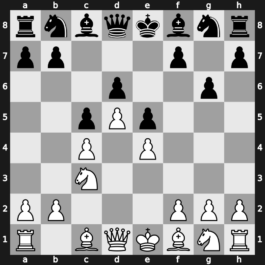 A44h - 3.c4 d6 4.e4 g6 5.Nc3 - Czech