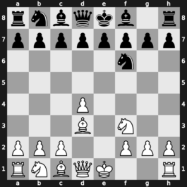 A45a - 2.e4 Nxe4 3.Bd3 Nf6 4.Nf3 - Indian: Arafat Gambit [-0.75]