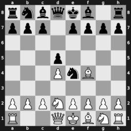 A45u - 2.Bg5 Ne4 3.Bf4 d5 4.Nd2 - Trompowsky: [+0.09]