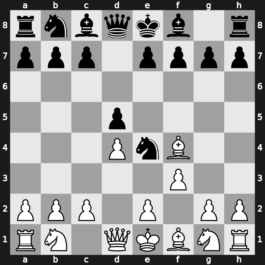 A45v - 2.Bg5 Ne4 3.Bf4 d5 4.f3 - Trompowsky: [+0.07]