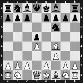 A45v - 2.Bg5 Ne4 3.Bf4 d5 4.f3 Nf6 - Trompowsky: [+0.14]