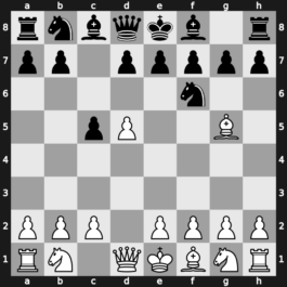 A45p - 2.Bg5 c5 3.d5 - Trompowsky: [+0.02]