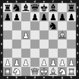 A45p - 2.Bg5 c5 3.dxc5 - Trompowsky: [-0.22]