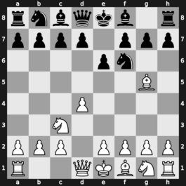 A45m - 2.Bg5 e6 3.Nc3 - Trompowsky: [-0.19]