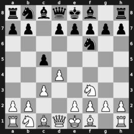 A46d - 2…c5 3.c3 - Neo-Benoni: [+0.14]