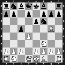 A46s - 2…e6 3.Bg5 c5 - Torre Attack: [+0.20]