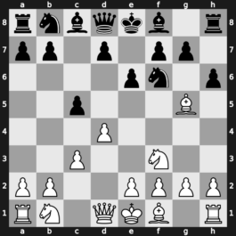 A46t - 2…e6 3.Bg5 c5 4.c3 h6 - Torre Attack: [+0.16]