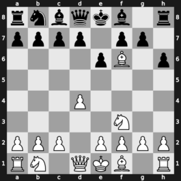 A46y - 2…e6 3.Bg5 h6 4.Bxf6 - Torre Attack: [+0.02]