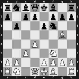 A46j - 2…e6 3.c3 b6 4.Bg5 [+0.06]