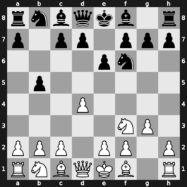 A46m - 2…e6 3.g3 b5 [+0.19]