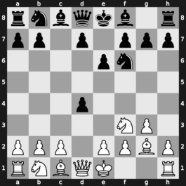 A46o - 2…e6 3.g3 c5 4.Bg2 cxd4 [+0.23]