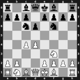 A50d - 2…Nc6 3.Nf3 d6 - Mexican Defence [+0.80]