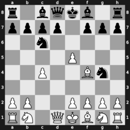 A52j - 4.Bf4 Nc6 - Rubinstein