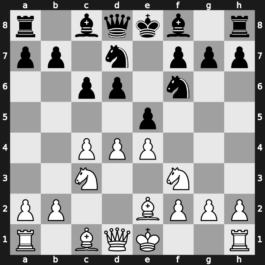 A55c - 5…c6 6.Be2 [+0.82]