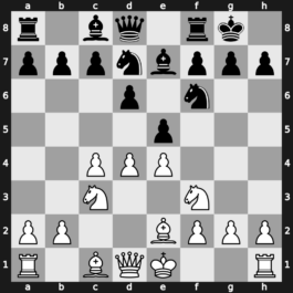 A55i - 5…Be7 6.Be2 O-O [+0.85]