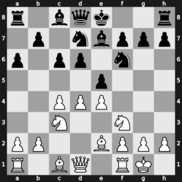 A55j - 5…Be7 6.Be2 c6 7.O-O a6 [+0.78]