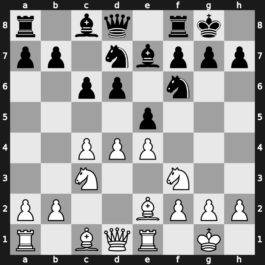 A55q - 5…Be7 6.Be2 c6 7.O-O O-O 8.Re1 - Main Line [+0.69]