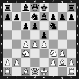 A55e - 5…Be7 6.g3 c6 7.Bg2
