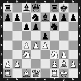 A55e - 5…Be7 6.g3 c6 7.Bg2 O-O 8.O-O