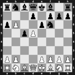 A57l - 4.cxb5 a6 5.b6 e6 [+0.27]