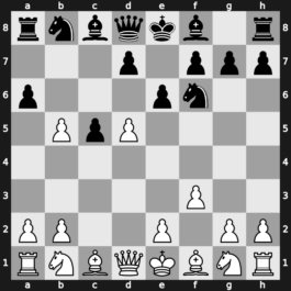 A57p - 4.cxb5 a6 5.f3 e6 [+0.67]