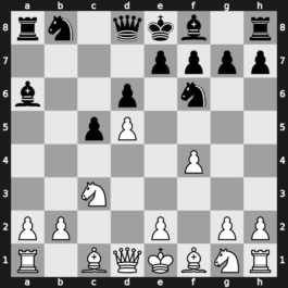A58g - 5…Bxa6 6.Nc3 d6 7.f4 - Accepted