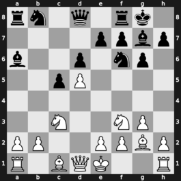 A58o - 5…Bxa6 6.Nc3 d6 7.Nf3 g6 8.g3 Bg7 9.Bg2 O-O - Fianchetto [+0.50]