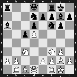 A58q - 5…Bxa6 6.Nc3 d6 7.Nf3 g6 8.g3 Bg7 9.Bg2 O-O 10.O-O Nbd7 11.Rb1 - Fianchetto Main Line [+0.69]