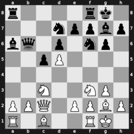 A58t - 5…Bxa6 6.Nc3 d6 7.Nf3 g6 8.g3 Bg7 9.Bg2 O-O 10.O-O Nbd7 11.Qc2 Qb6 - Fianchetto Main Line [+0.69]