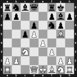 A65n - 6…g6 7.f3 Bg7 8.Bg5 O-O - Saemisch