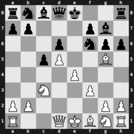 A65r - 6…g6 7.f3 Bg7 8.Bg5 h6 - Saemisch