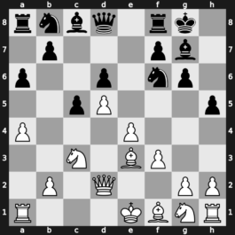 A65w - 6…g6 7.f3 Bg7 8.Bg5 h6 9.Be3 O-O 10.Qd2 a6 11.a4 h5 - Saemisch