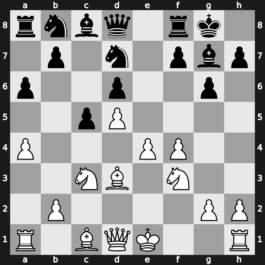 A67i - 8…Nfd7 9.Bd3 O-O 10.Nf3 a6 11.a4 - Four Pawns Taimanov [+0.89]
