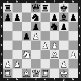 A68n - 8…O-O 9.Be2 Bg4 10.O-O Nbd7 11.h3 Bxf3 12.Bxf3 Re8 13.Re1 - Four Pawns [+0.61]