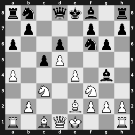 A70c - 7…a6 8.a4 Bg4 9.Be2 - Classical [+0.64]