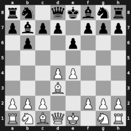 B00i - 1…b6 2.d4 Bb7 3.Bd3 e6 - Owen Defence: [+0.91]