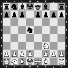 B01r - 2.exd5 Nf6 3.Nf3 Nxd5 - Scandinavian: