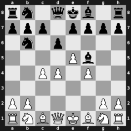 B03h - 3…d6 4.c4 Nb6 5.f4 Bf5 - Four Pawns Attack Trifunovic Variation