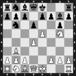 B04o - 4…g6 5.Bc4 Nb6 6.Bb3 Bg7 7.Ng5 - Modern Fianchetto