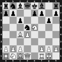 B04i - 4…dxe5 5.Nxe5 g6 6.Bc4 c6 7.O-O - Modern Larsen