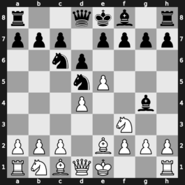B05g - 5.Be2 Nc6 - Modern [+0.87]