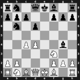B05e - 5.c4 Nb6 6.exd6 exd6 [+0.88]