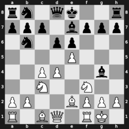 B05r - 5.Be2 e6 6.O-O Be7 7.c4 Nb6 8.Nc3 - Modern Main Line [+0.69]