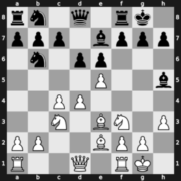 B05o - 5.Be2 e6 6.O-O Be7 7.c4 Nb6 8.h3 Bh5 9.Nc3 O-O 10.Be3 - Modern Main Line [+0.73]