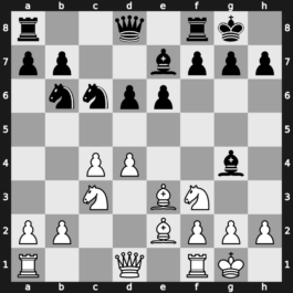 B05u - 5.Be2 e6 6.O-O Be7 7.c4 Nb6 8.Nc3 O-O 9.Be3 Nc6 10.exd6 cxd6 - Modern Main Line [+0.44]