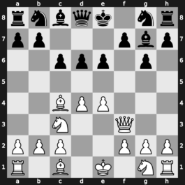 B06n - 2.d4 Bg7 3.Nc3 d6 4.Bc4 c6 5.Qf3 e6 [+0.46]