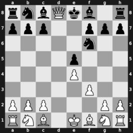 B07f - 2.d4 Nf6 3.f3 e5 4.dxe5 dxe5 5.Qxd8+ - Queenswap [+0.19]