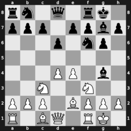 B08t - 4…Bg7 5.Be2 O-O 6.O-O Bg4 - Classical [+0.47]