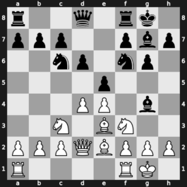 B08v - 4…Bg7 5.Be2 O-O 6.O-O Bg4 7.Be3 Nc6 8.Qd2 e5 - Classical [+0.40]
