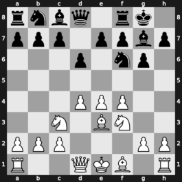 B09g - 4…Bg7 5.Nf3 O-O 6.Be3 - Austrian [+0.63]
